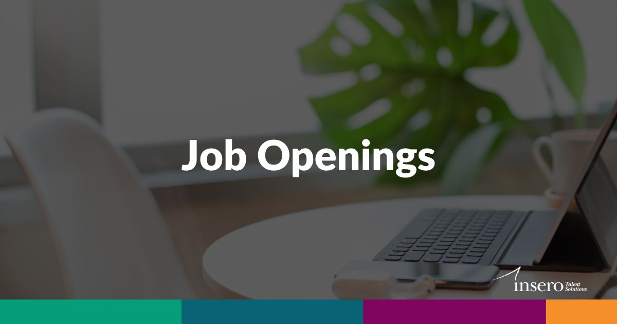 Job Openings Insero Talent Solutions