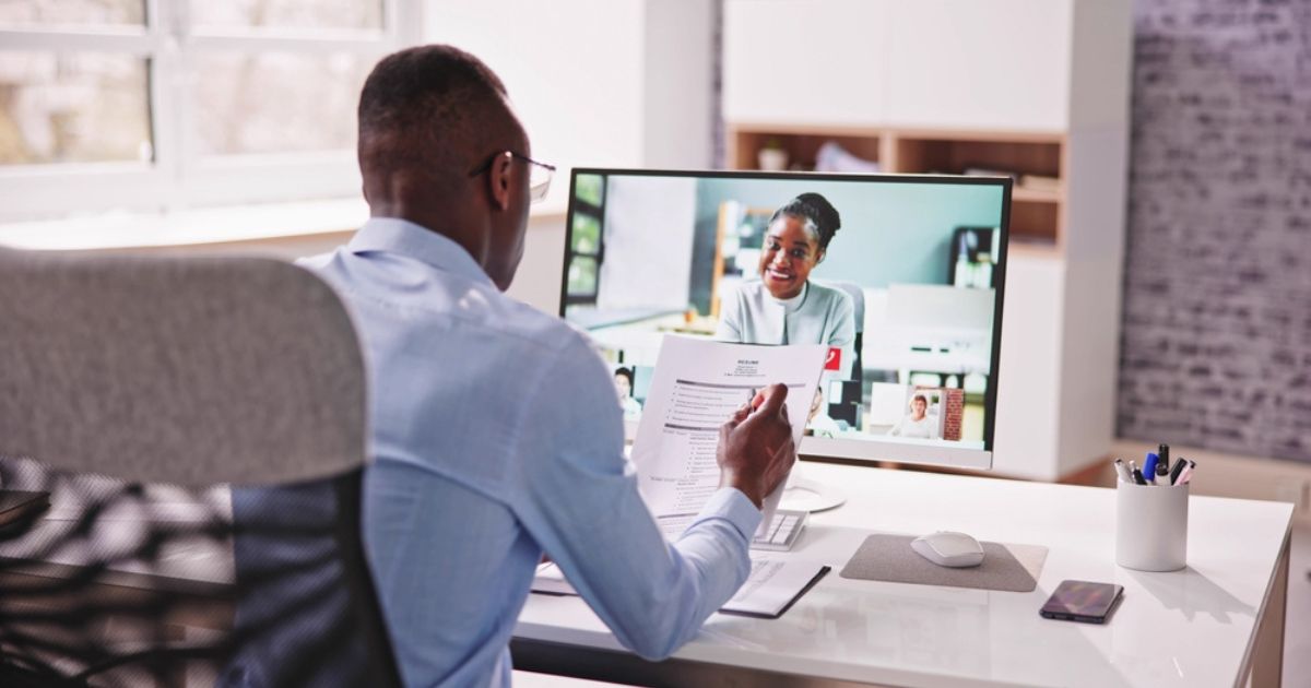 Online Video Conference Job Interview